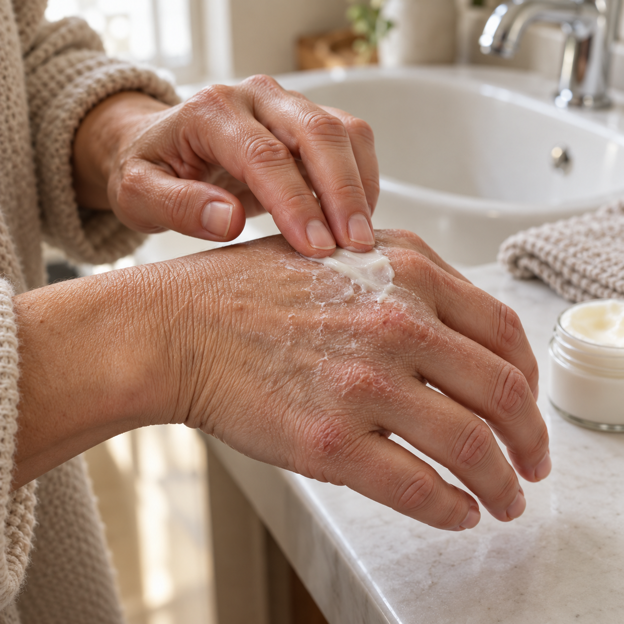 Droge, gebarsten handen door veel handen wassen: wat helpt?